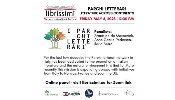 Parco: I Parchi Letterari a Librissimi: Toronto Italian Book Festival 