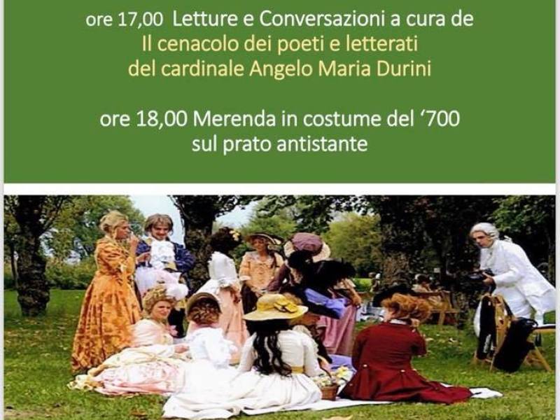 A merenda con il cardinale Angelo Maria Durini