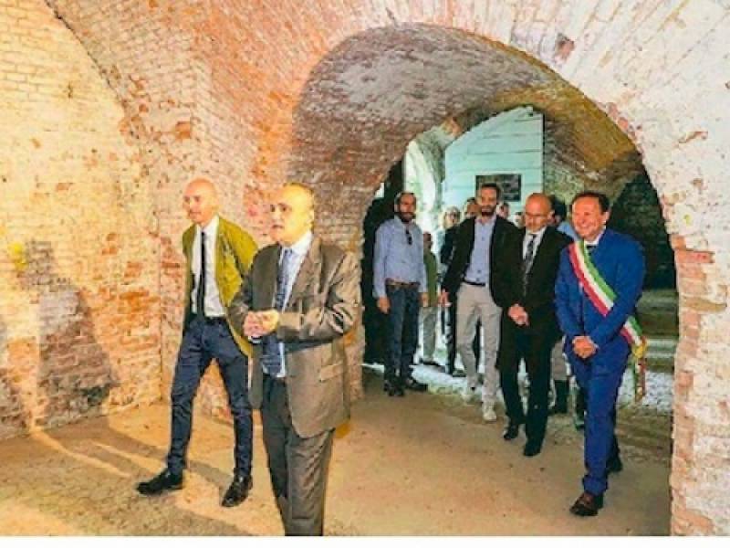ll Ministro Bonisoli in visita al Forte di Pietole di Borgo Virglio