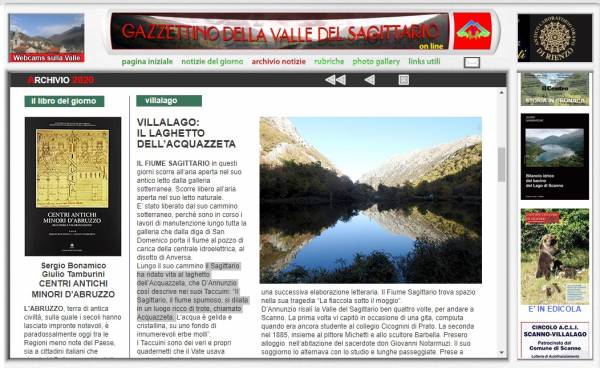 Villalago: rivive per qualche giorno il laghetto dell’Acquazzeta di Gabriele d'Annunzio