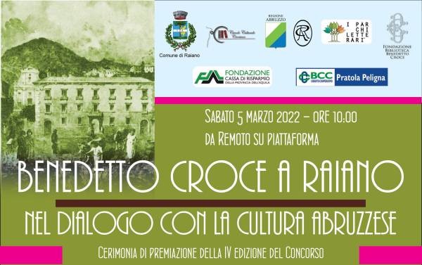 Parco: Benedetto Croce nel dialogo con la cultura abruzzese