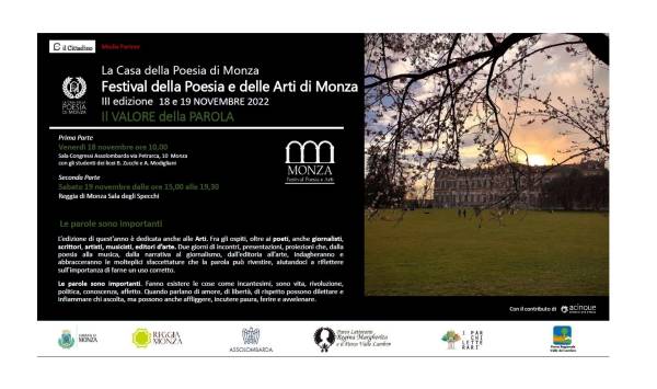 Parco: Festival della Poesia e delle Arti di Monza. III° edizione