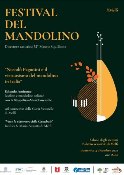 Parco: “Niccolò Paganini e il virtuosismo del mandolino in Italia”, evento a Melfi per il Festival del Mand