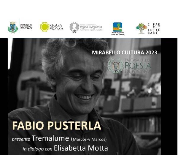 Parco: Incontro con il poeta Fabio Pusterla a Villa Reale di Monza