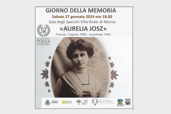 Giorno della Memoria a Monza. Concerto letterario nel ricordo di Aurelia Josz 