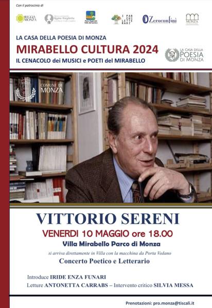 Parco: Vittorio Sereni. La poesia a Villa Mirabello