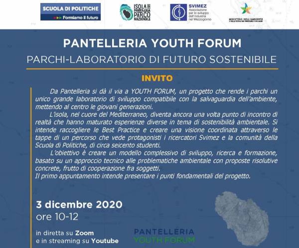 Foto Pantelleria Youth Forum - Isola Laboratorio di Futuro Sostenibile 1