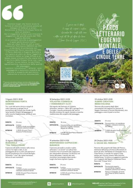 Foto I percorsi naturalistico letterari del Parco Letterario Eugenio Montale e delle Cinque Terre - 2021 18