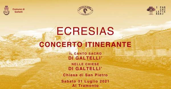 Foto Video: Il canto Sacro di Galte nelle chiese di Galtellì. Ecresias - Concerto itinerante 1