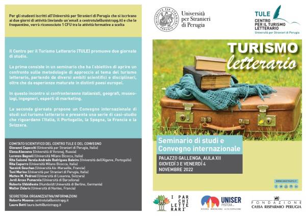 Foto Turismo letterario. Seminario di studi e Convegno internazionale  1