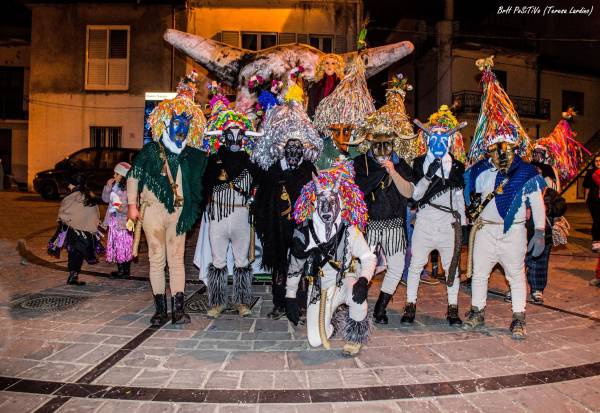 Foto Carnevale di Aliano 2023.  Le maschere cornute nei luoghi di Carlo Levi.  2