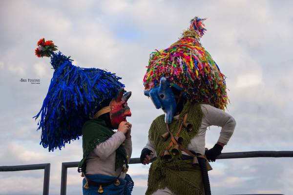 Foto Carnevale di Aliano 2023.  Le maschere cornute nei luoghi di Carlo Levi.  22